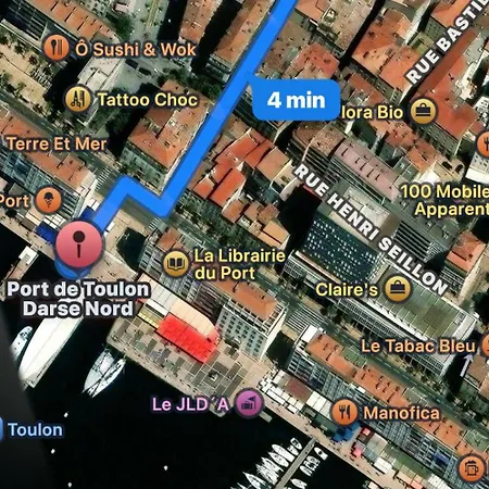 T2 Luxe 100m Port 2toulon Clim Wifi Fibre Smarttv *