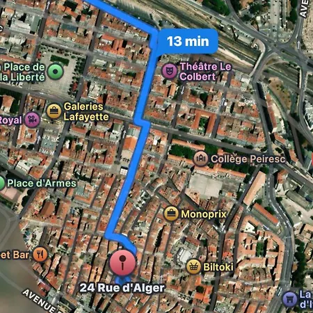 Apartment T2 Luxe 100m Port 2toulon Clim Wifi Fibre Smarttv Toulon